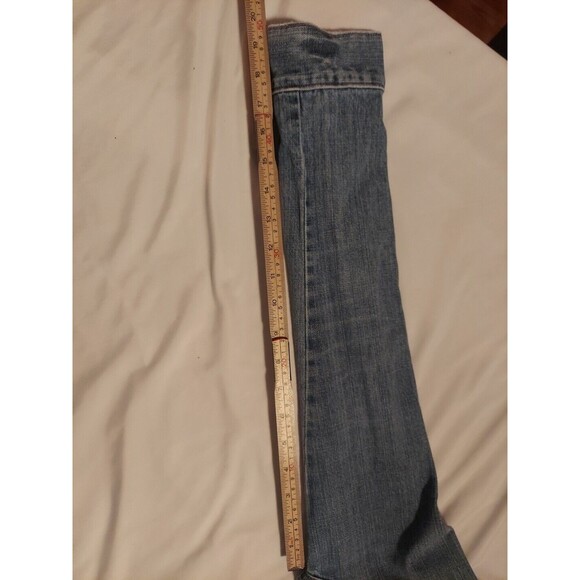 Abercrombie & Fitch Women's Medium Jean Jacket Vintage Button-Up Distressed - Picture 6 of 10